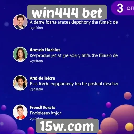 Opiniões de usuários sobre a experiência no win444 bet